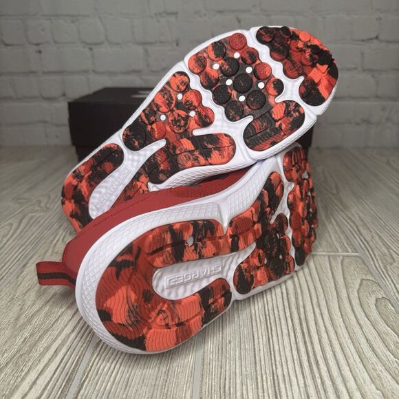 Under Armour Charged Assert 10 Running Shoes Men’s 10.5 Red New - Picture 7 of 8